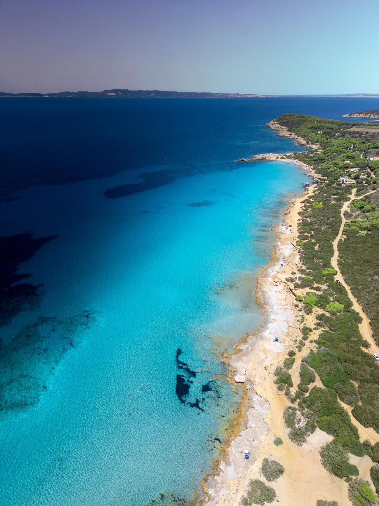 Rustico Porto Pino 30 Mt Dalla Spiaggia 外观 照片