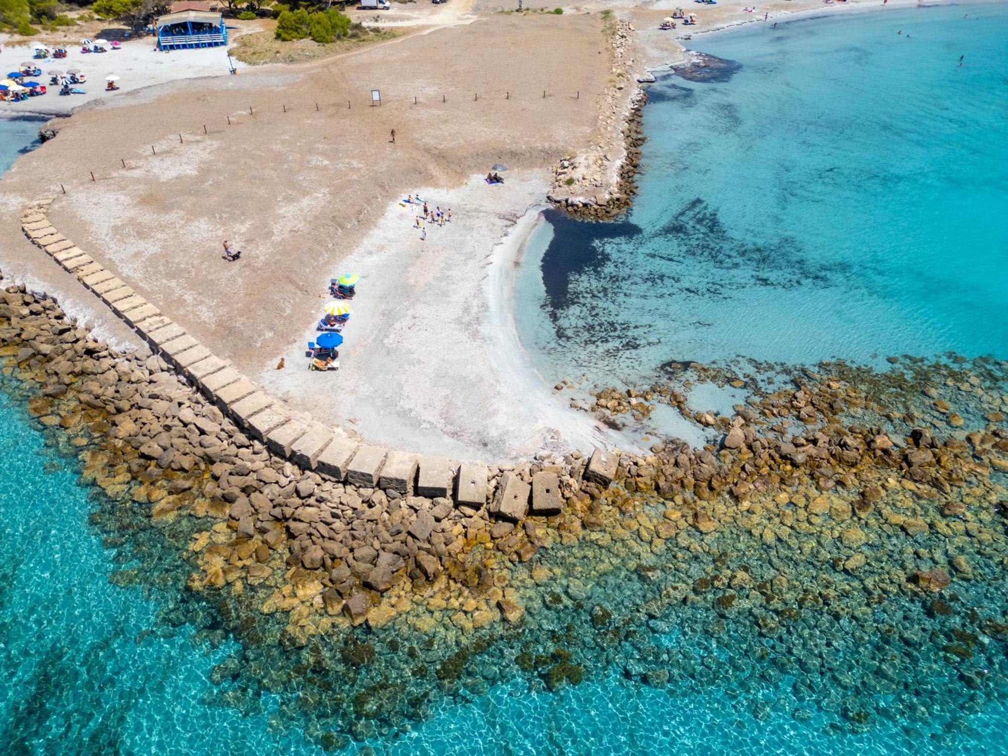 Rustico Porto Pino 30 Mt Dalla Spiaggia 外观 照片