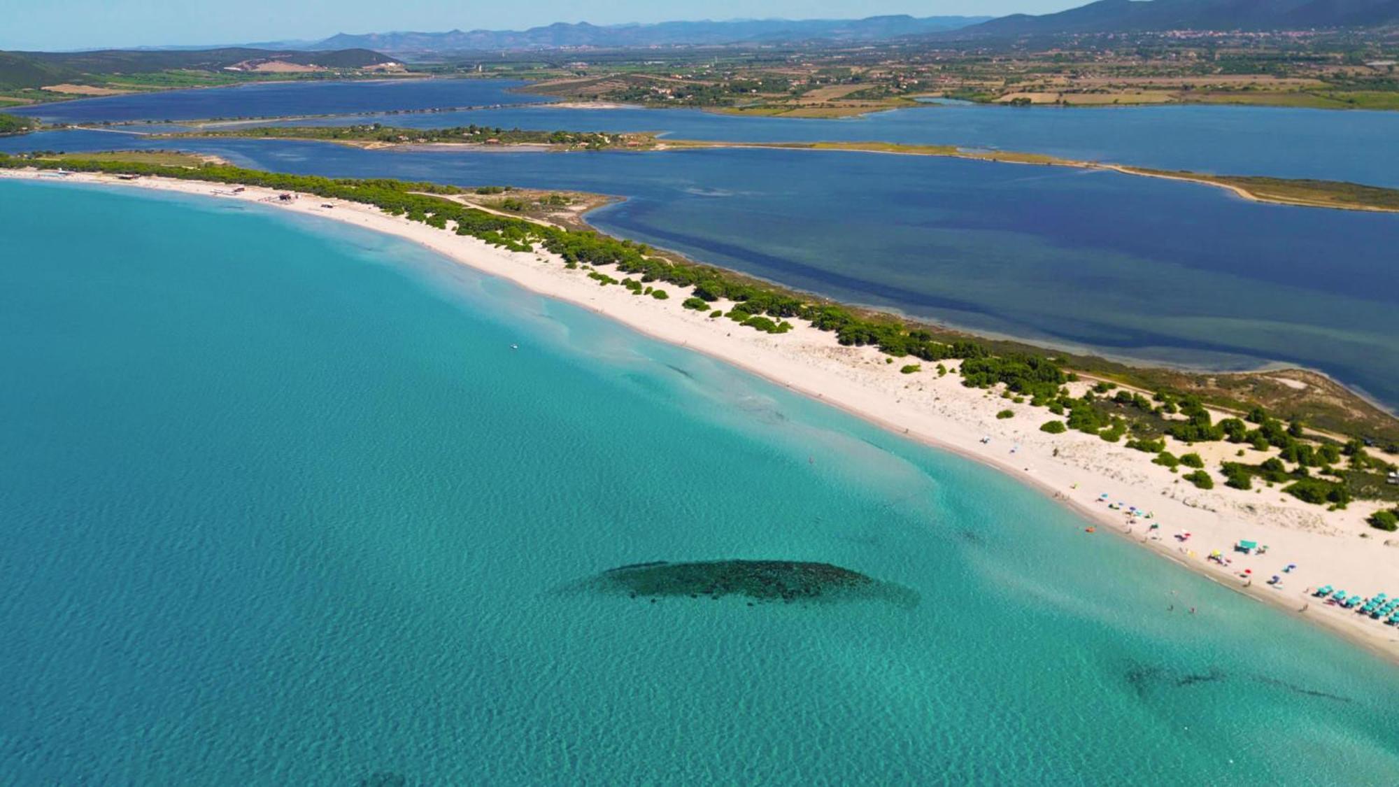 Rustico Porto Pino 30 Mt Dalla Spiaggia 外观 照片