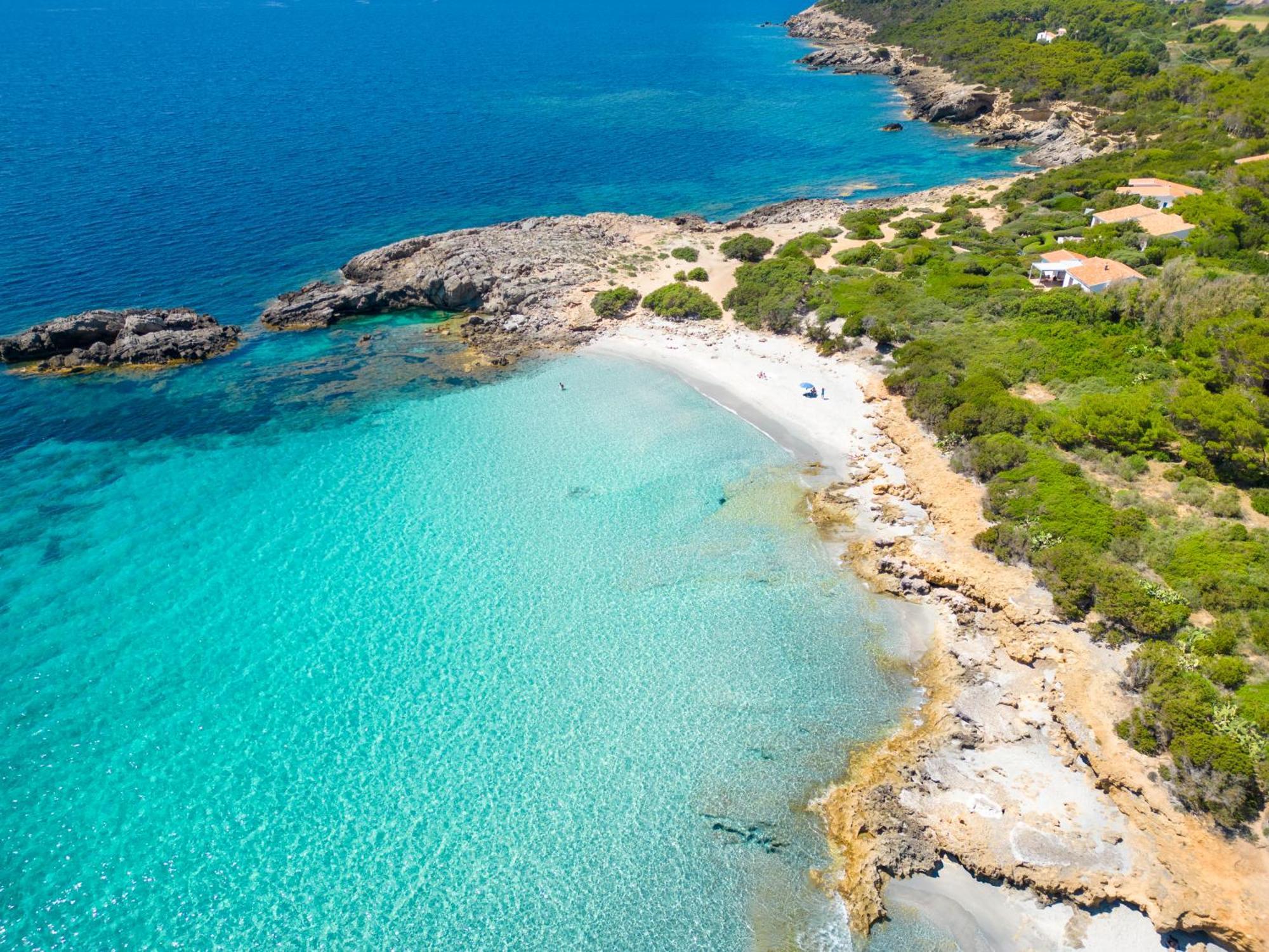Rustico Porto Pino 30 Mt Dalla Spiaggia 外观 照片