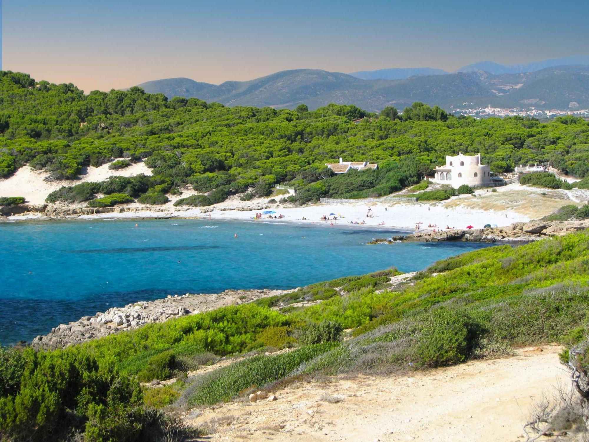 Rustico Porto Pino 30 Mt Dalla Spiaggia 外观 照片